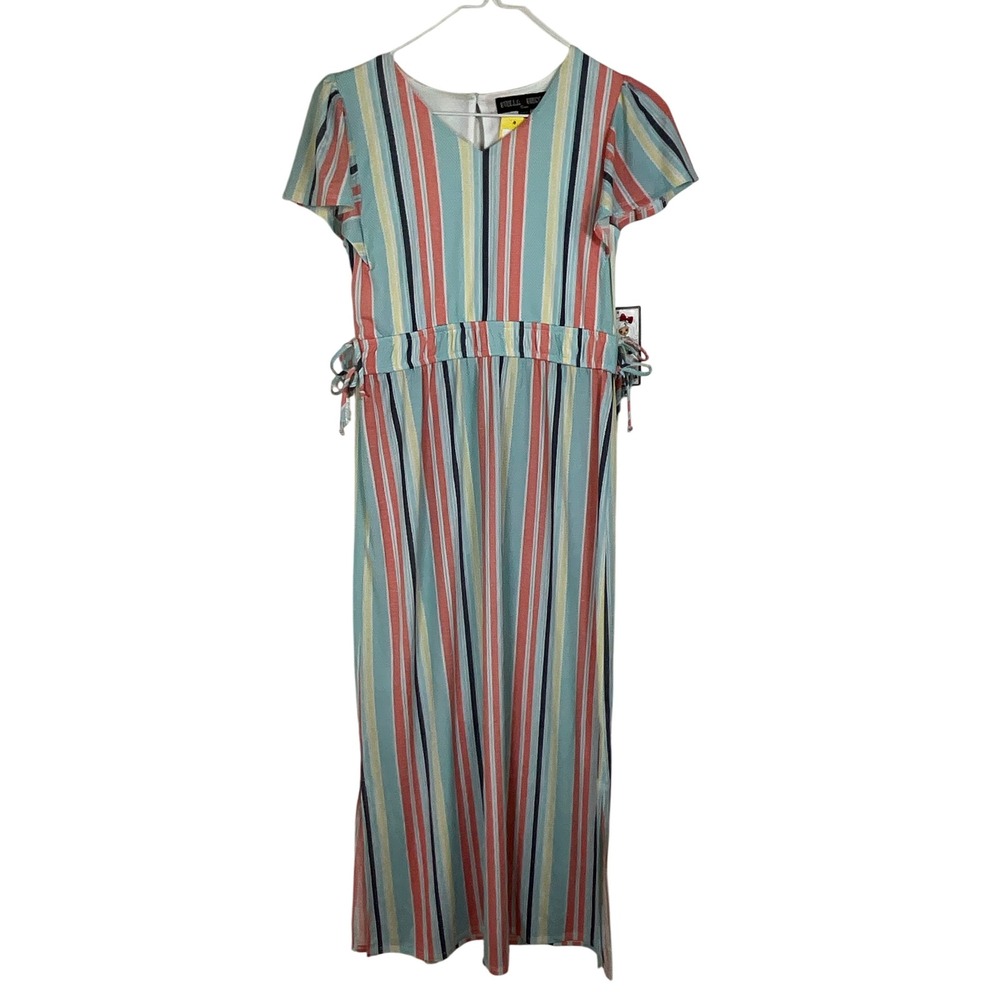Stella & Sienna Trixxi Kids Striped Morgenne Maxi Dress Big Girl Size XL (14)